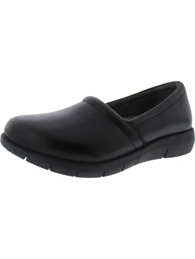Shop Softwalk Adora Womens Leather Textured Loafers In Black
