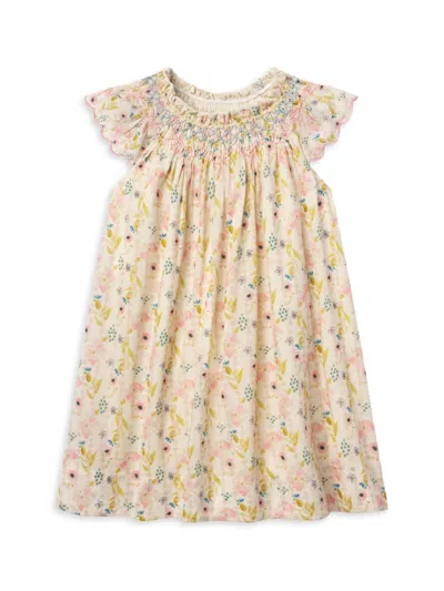 Shop Baybala Little Girl's & Girl's Daisy Floral Cotton Dress In Dancing Floral