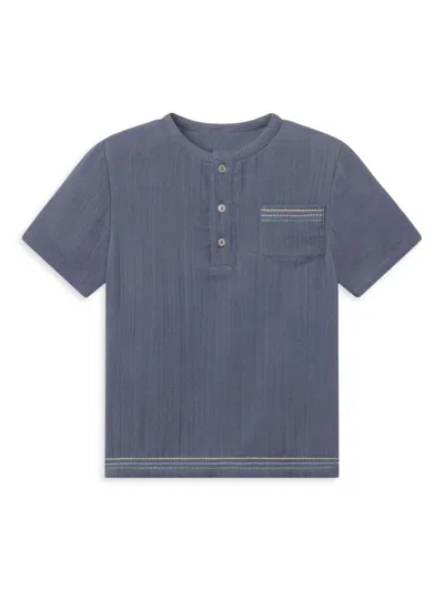 Shop Baybala Baby Boy's, Little Boy's & Boy's Davey Cotton T-shirt In Blue