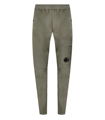 Shop C.p. Company Agave Green Cargo Trousers In Grün