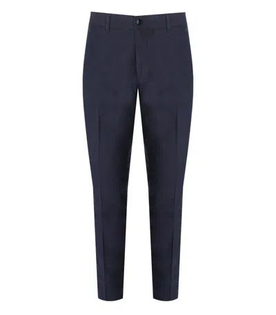 Shop Cruna Cornel Dark Blue Trousers In Blau