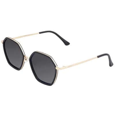 Shop Bertha Sunglasses Bertha Ariana Polarized Sunglasses In Black