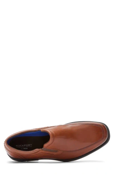 Shop Rockport Isaac Apron Toe Slip-on Shoe In Tan