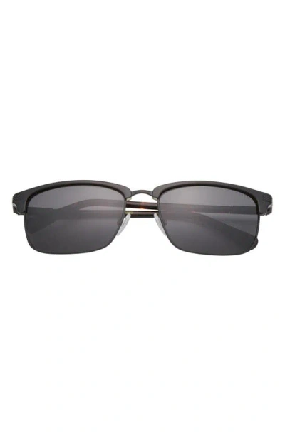 Shop Ted Baker Clubmaster 57mm Full Rim Polarized Sunglasses In Black