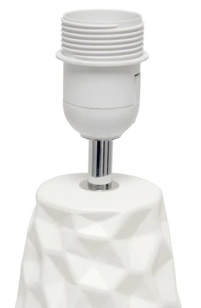 Shop Lalia Home Sculpted Table Lamp In Off White