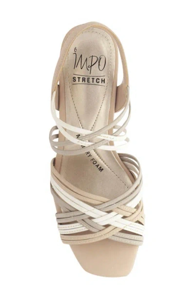 Shop Impo Enya Stretch Sandal In Praline Multi