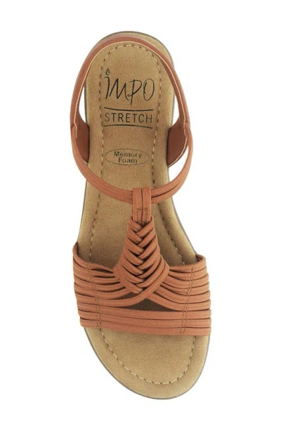 Shop Impo Bellita Stretch Sandal In Cognac