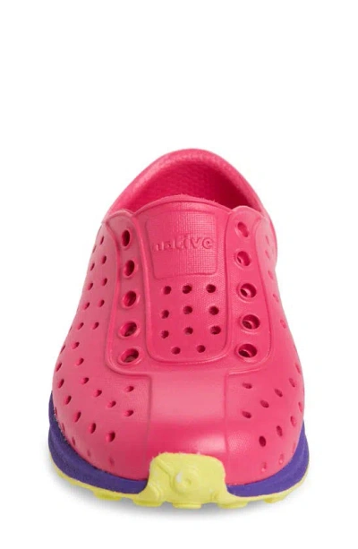 Shop Native Shoes Robbie Sugarlite Slip-on Shoe In Dark Pink/purple/yellow