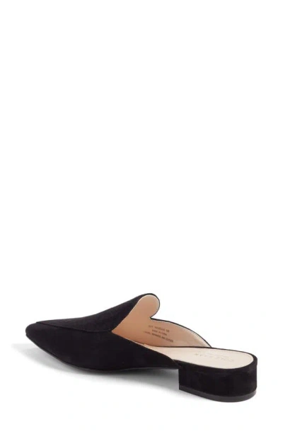 Cole Haan Piper Loafer Mule In Black Suede