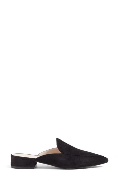 Shop Cole Haan Piper Loafer Mule In Black Suede