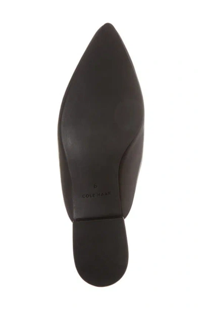 Cole Haan Piper Loafer Mule In Black Leather