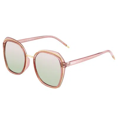 Shop Bertha Sunglasses Bertha Jade Polarized Sunglasses In Pink