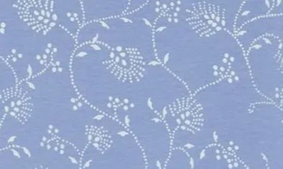Shop C&c California Estelle Flutter Sleeve T-shirt In Forever Blue Sketched Floral