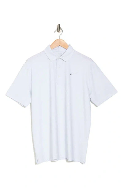 Shop Callaway Golf ® Grid Spacedye Polo In Bright White