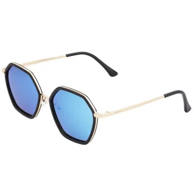 Shop Bertha Sunglasses Bertha Ariana Polarized Sunglasses In Blue