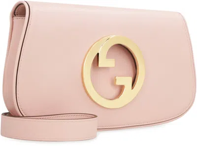 Shop Gucci Blondie Shoulder Bag In Pink