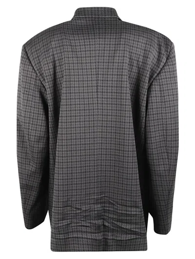 Shop Balenciaga Jackets In Grey
