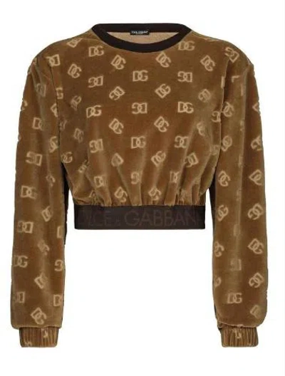 Shop Dolce & Gabbana Sweaters In Beige