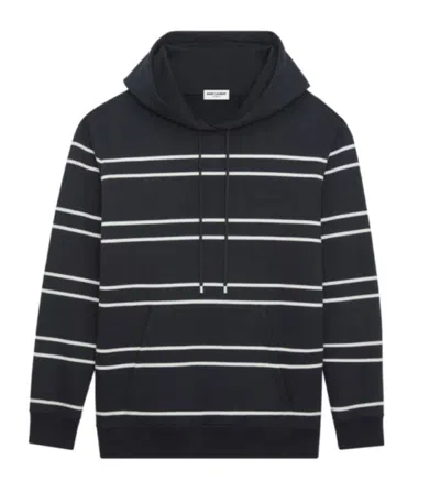 Shop Saint Laurent Sweaters In Noir/natural