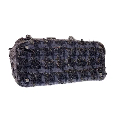Pre-owned Chanel Vanity Purple Synthetic Clutch Bag ()