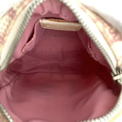 Shop Dior Saddle Pink Canvas Shopper Bag ()