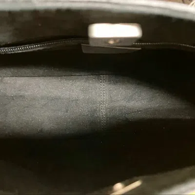 Shop Gucci Bamboo Black Leather Shoulder Bag ()