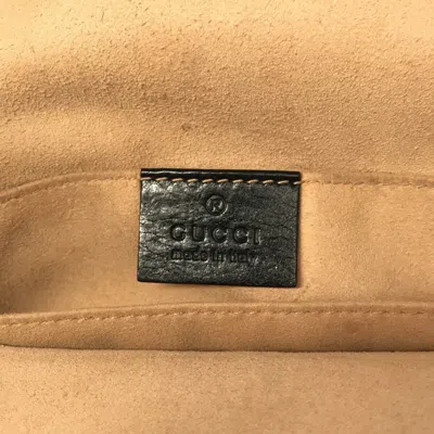 Shop Gucci Rebelle Black Leather Shoulder Bag ()