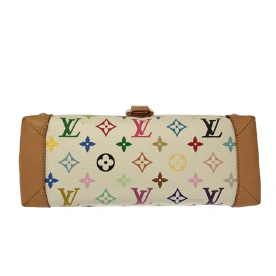 Pre-owned Louis Vuitton Eliza White Canvas Shoulder Bag ()