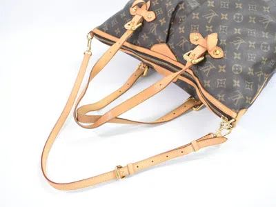Pre-owned Louis Vuitton Palermo Brown Canvas Tote Bag ()