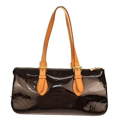 Pre-owned Louis Vuitton Rosewood Brown Patent Leather Tote Bag ()