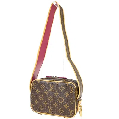 Pre-owned Louis Vuitton Trocadéro Brown Canvas Shoulder Bag ()