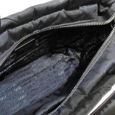 Shop Prada Re-nylon Black Synthetic Tote Bag ()