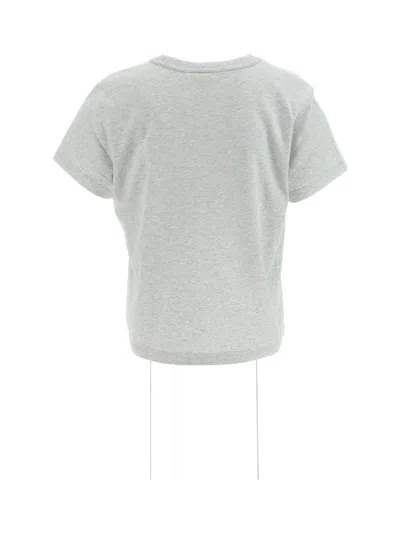 Shop Alexander Wang T T By -shirts & Vests In Light Heather Grey