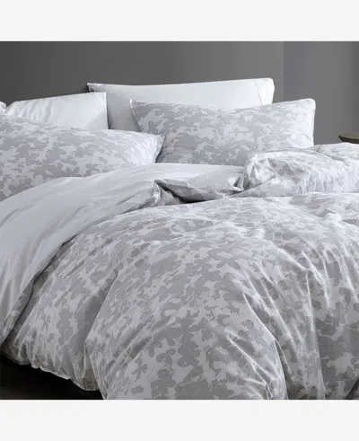 Shop Kenneth Cole Merrion Grey Comforter + Sham Set In Open Lt-pastel Grey