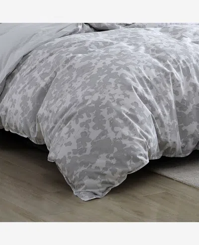 Kenneth Cole Merrion Grey Duvet Cover Set In Open Lt-pastel Grey