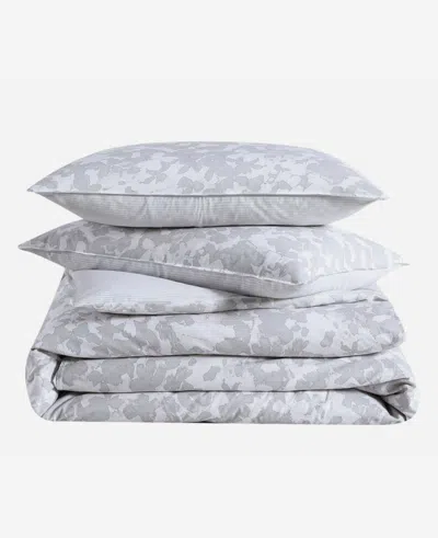 Kenneth Cole Merrion Grey Duvet Cover Set In Open Lt-pastel Grey