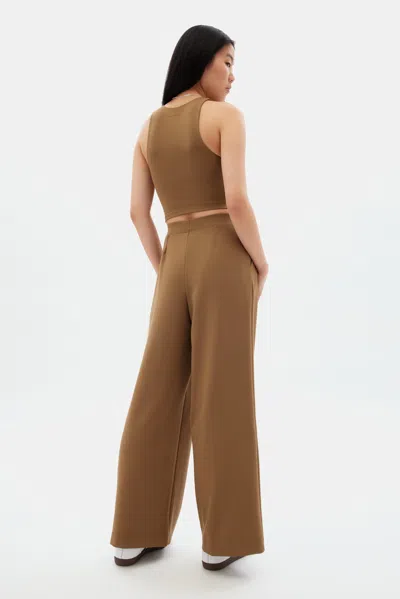 Shop Girlfriend Collective Beachwood Luxe Wide Leg Pant