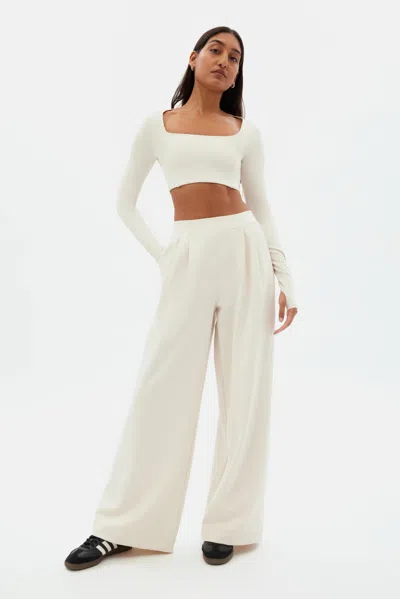 Shop Girlfriend Collective Cloud Luxe Wide Leg Pant