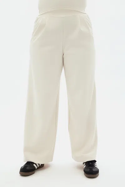 Shop Girlfriend Collective Cloud Luxe Wide Leg Pant