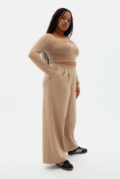 Girlfriend Collective Route Luxe Wide Leg Pant