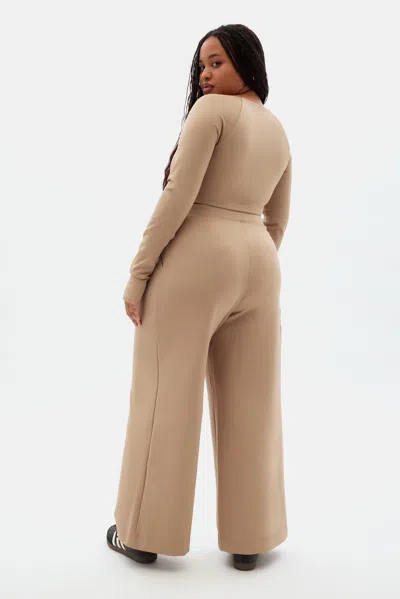 Girlfriend Collective Route Luxe Wide Leg Pant