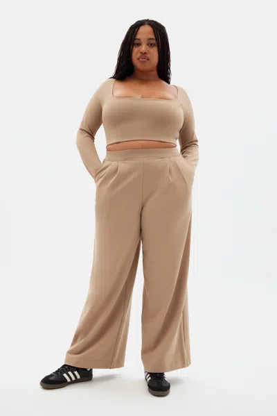 Shop Girlfriend Collective Route Luxe Wide Leg Pant