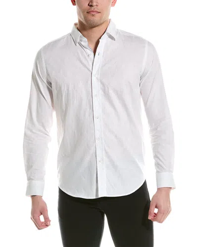 Shop Robert Graham Kamal Tailored Fit Woven Shirt In White