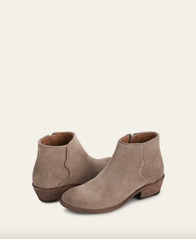 Shop Frye The Carson Piping Bootie In Medium Grey