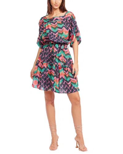 Shop Eva Franco Milagros Mini Dress In Multi