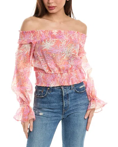 Shop Ramy Brook Andra Top In Pink