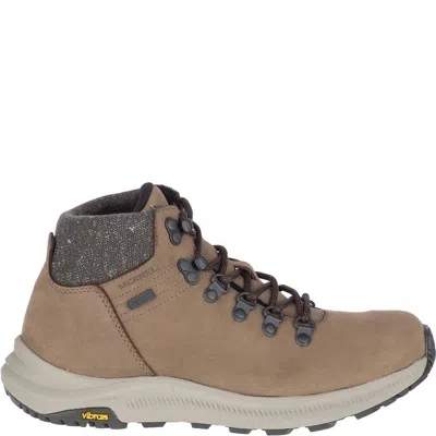 Shop Merrell Women's Ontario Mid Wp Hiking Boots - Medium In Boulder In Beige