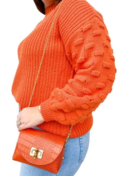 German Fuentes Madisyn Bag In Burnt Orange In Orange