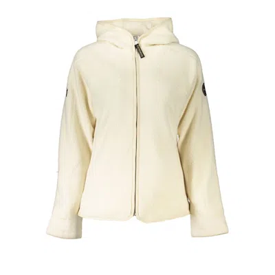 Shop Napapijri Polyester Jackets & Women's Coat In White