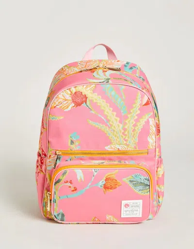 Shop Spartina 449 Out And About Tech Backpack In Queenie Tropical Floral Pink In Multi